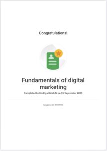 Digital marketing specialist